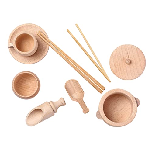 ifundom 1set Jungen Und Mädchen Küche Pretend Spielen Spielzeug Holz Emulation Geschirr Pädagogisches Spielzeug Set ifundom 1set Jungen Und Mädchen Küche Pretend Spielen Spielzeug Holz Emulation Geschirr Pädagogisches Spielzeug Set von ifundom