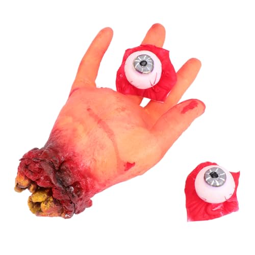 ifundom 1satz Halloween Requisiten Für Schaurige Dekoration Gruselige Körperteile Für Halloween-Party Spukhaus-Dekoration Teiliges Aus Kunststoffen Realistische Simulation Menschlicher von ifundom