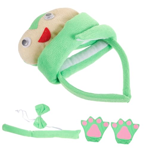 ifundom 1 Satz Haarschmuck für mit Tier-Stirnband tierhaarreifen tails Tierkopf Haarschmuck Kostüm Nase Ohren und Schlangen Stirnbänder strukturierter Kunststoff von ifundom