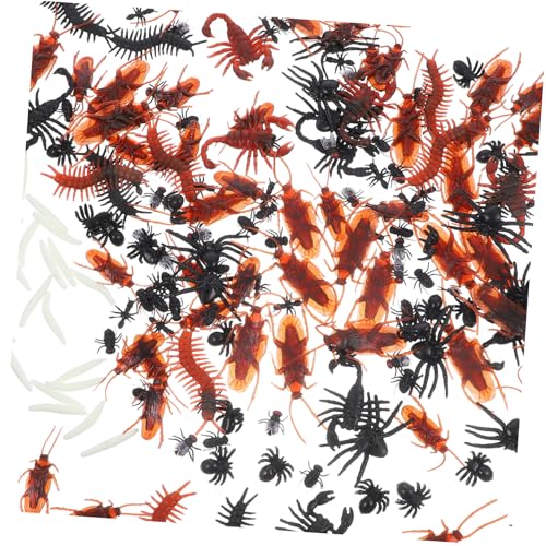 ifundom 1 Satz Halloween Kniffliges -Insekten-Set Streich Außen Halloween-spinne Sprühen Lustig Mini Gefälschte Fliegen Glühen Halloween- Halloween -türdekoration Plastik von ifundom