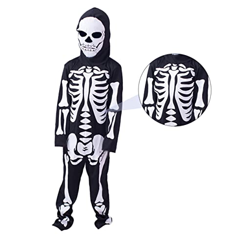 ifundom 1 Satz Halloween-Skelettkostüm Halloweenkostüm Skelett Halloween-Skelett kinderkostüme halloween kinderkostum halloween skelletkostum Skelettkostüm Skelettkostüm für von ifundom