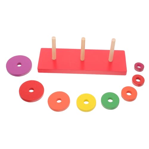ifundom 1 Satz Holz Puzzle Stapelturm für Pädagogisches für Kreative Entwicklung Farbenfrohe Ringe Stärkt und Hand Auge Koordination für Jungen ifundom 1 Satz Holz Puzzle Stapelturm für Pädagogisches für Kreative Entwicklung Farbenfrohe Ringe Stärkt und Hand Auge Koordination für Jungen von ifundom