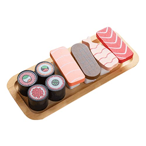 ifundom 1 Satz Holz Simulation Sushi Miniatur-lebensmittelfiguren Sushi-Simulation Kleines Frühstück Aus Holz Küche Kinderspielzeug Küchenspielzeug Simulationsspielzeug Hölzern ifundom 1 Satz Holz Simulation Sushi Miniatur-lebensmittelfiguren Sushi-Simulation Kleines Frühstück Aus Holz Küche Kinderspielzeug Küchenspielzeug Simulationsspielzeug Hölzern von ifundom