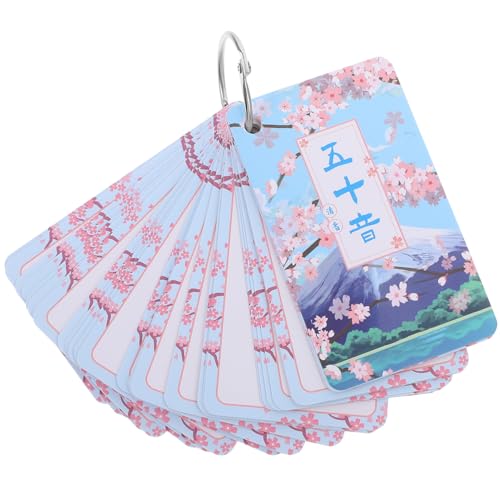ifundom Übungsbuch Lernkarten Japanisch 1 Set Papierkarten Japanische Buchstabenkarten Für Jungen Und Mädchen von ifundom
