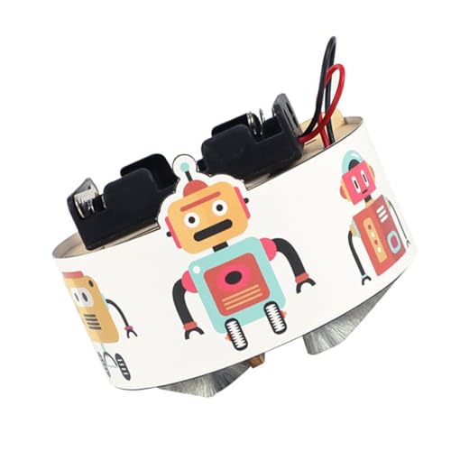 ifundom 1 Satz Kehrroboter Aus Holz Wissenschaftliches DIY- Für Simulationsroboter-reinigungsset 3D-holzpuzzle Roboterbausatz DIY 3D-Puzzle- Abs von ifundom