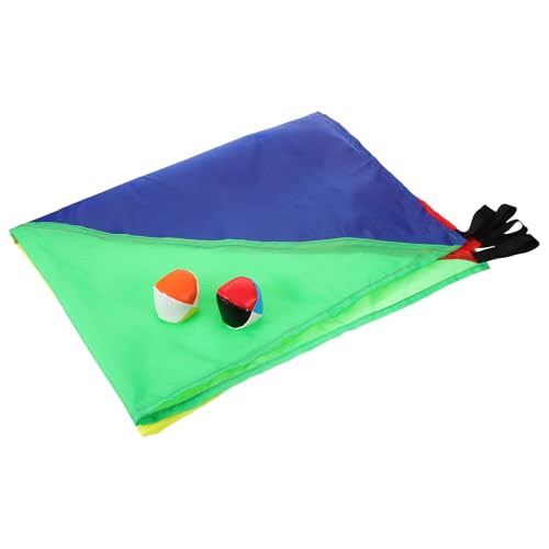 ifundom Outdoor-Spielzeug Für Jungen Und Mädchen 1 Set Regenbogen-Ballon-Regenschirm Sensorische Fitnessgeräte Für Jungen Und Mädchen Teambuilding-Spielzeug von ifundom