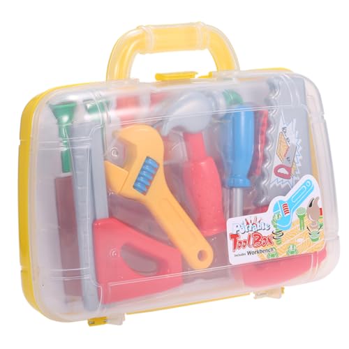 ifundom 1 Satz Kinderspielzeug kinderwerkbank werkbänke für Kinderwerkzeugspielzeugkasten Werkstatt-Werkzeugkasten- Rollenspielzubehör aus Kunststoff Plastik Brown ifundom 1 Satz Kinderspielzeug kinderwerkbank werkbänke für Kinderwerkzeugspielzeugkasten Werkstatt-Werkzeugkasten- Rollenspielzubehör aus Kunststoff Plastik Brown von ifundom