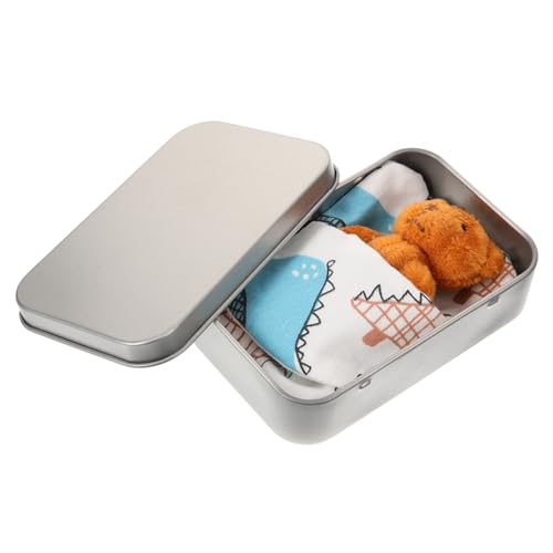 ifundom 1 Satz Kleine Bärenbox Animal Figures kuschelbären mevlid hatırası verkleidung small Toys taschentücher Bärenspielzeug Bär Puppe Bärenpuppe kurzer Plüsch von ifundom