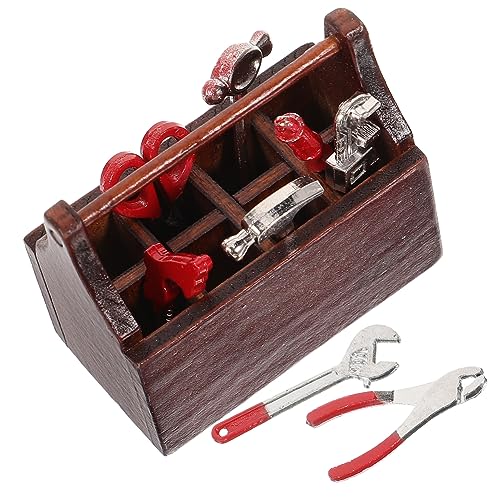 ifundom 1 Satz Kleines Hauszubehör Mini-Tool-Ornamente Spielspielzeug Vorgeben Mini- -miniaturwerkzeuge Mini-Werkzeuge Für Mini- Miniaturen Mini-hauszubehör Mini-Sachen Hölzern von ifundom