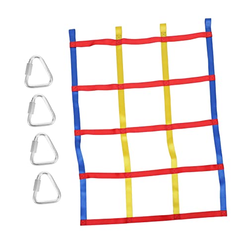 ifundom 1 Satz Kletteranzug klein Übung Fitnessstudio lehrreich Netze Seilnetz für Kletternetz für Regenbogen-Kletternetz Klettern Bandnetz Polyester ifundom 1 Satz Kletteranzug klein Übung Fitnessstudio lehrreich Netze Seilnetz für Kletternetz für Regenbogen-Kletternetz Klettern Bandnetz Polyester von ifundom