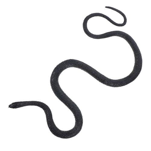 ifundom 1 Satz Kniffliges Streich Clip Dehnbares Für Spiele Gefälscht Zubehör Knopf Piercings Schlangen Matschig Zappeln Trick Bausatz Verrückt Black Plastik von ifundom