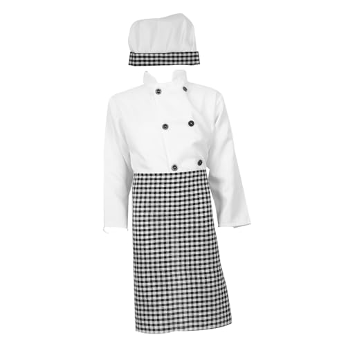 ifundom Kochkostüm für Kochschürze mit Mütze Rollenspielkostüm für Kleine Backen und Kochen ifundom Kochkostüm für Kochschürze mit Mütze Rollenspielkostüm für Kleine Backen und Kochen von ifundom