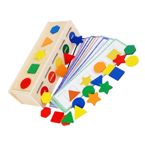ifundom 1 Satz Lernkastenspielzeug Lernspielzeug für Kleinkinder Montessori- für Kleinkinder Kinderspielzeug Formen Farb -Lernspielzeug hölzern ifundom 1 Satz Lernkastenspielzeug Lernspielzeug für Kleinkinder Montessori- für Kleinkinder Kinderspielzeug Formen Farb -Lernspielzeug hölzern von ifundom