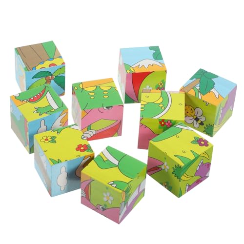 ifundom 1 Satz Lernspielzeug für Kinder Puzzle-Spielzeug für Kleinkinder Holzblock-Puzzles Kinder Puzzle rätselbuch Kinder Kleinkindpuzzles aus Holz Kleinkind-Puzzle Lernpuzzlespielzeug 3D von ifundom