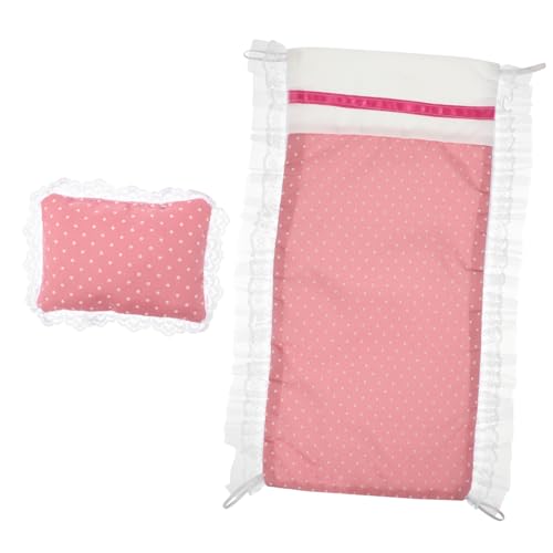 ifundom 1 Satz Mini-Bettlaken-Set Kissen Mini-Bettdekorationen Puppenbett klein Kindergarten Puppen für Puppenhaus Miniatur-Puppenstubenmöbel Puppensachen Baumwolle Rosa ifundom 1 Satz Mini-Bettlaken-Set Kissen Mini-Bettdekorationen Puppenbett klein Kindergarten Puppen für Puppenhaus Miniatur-Puppenstubenmöbel Puppensachen Baumwolle Rosa von ifundom