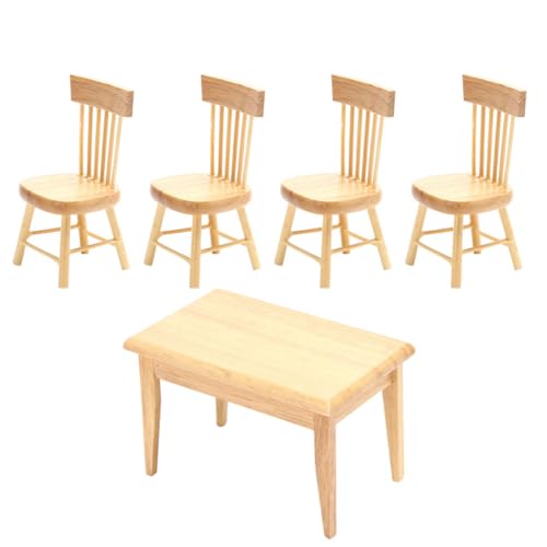 ifundom Mini Schreibtisch Stuhl Set Maßstab 112 Holz Spielhaus Kinder Spielzeug ifundom Mini Schreibtisch Stuhl Set Maßstab 112 Holz Spielhaus Kinder Spielzeug von ifundom