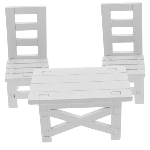 ifundom 1 Satz Mini-Möbel tablez Table Puppenhausmöbel-Set Miniaturstühle Chair Fotografie-Modellstuhl Mini-Stuhl Miniatur-Dinge Mini-Ornamente zum Basteln Holz Weiß ifundom 1 Satz Mini-Möbel tablez Table Puppenhausmöbel-Set Miniaturstühle Chair Fotografie-Modellstuhl Mini-Stuhl Miniatur-Dinge Mini-Ornamente zum Basteln Holz Weiß von ifundom