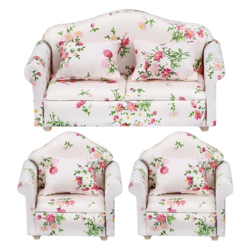 ifundom 1satz Mini Sofa Dekoration Mit Blumenmuster Lifelike Miniatur Sofa Für Puppenhaus Und Hausmodell-Dekoration Inklusive Kissen Hochwertiges Puppenmöbel Für Kreative Gestaltung ifundom 1satz Mini Sofa Dekoration Mit Blumenmuster Lifelike Miniatur Sofa Für Puppenhaus Und Hausmodell-Dekoration Inklusive Kissen Hochwertiges Puppenmöbel Für Kreative Gestaltung von ifundom