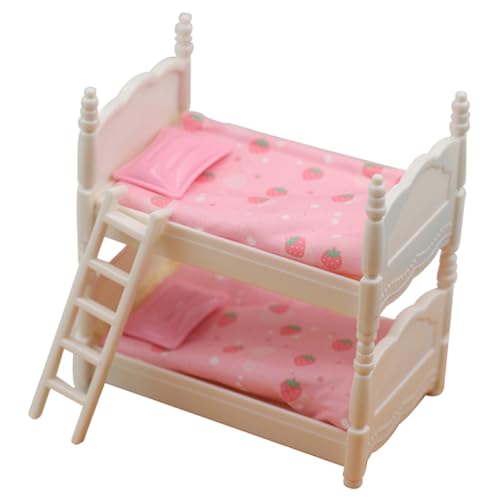 ifundom 1 Satz Mini-schlafzimmerbett Puppenhaus Babywiege Mini-puppenhaus- Mini-etagenbett-puppenbausatz Mini-möbelmodelle Vorhänge Für Schlafzimmer Miniatur-etagenbett Stoff ifundom 1 Satz Mini-schlafzimmerbett Puppenhaus Babywiege Mini-puppenhaus- Mini-etagenbett-puppenbausatz Mini-möbelmodelle Vorhänge Für Schlafzimmer Miniatur-etagenbett Stoff von ifundom