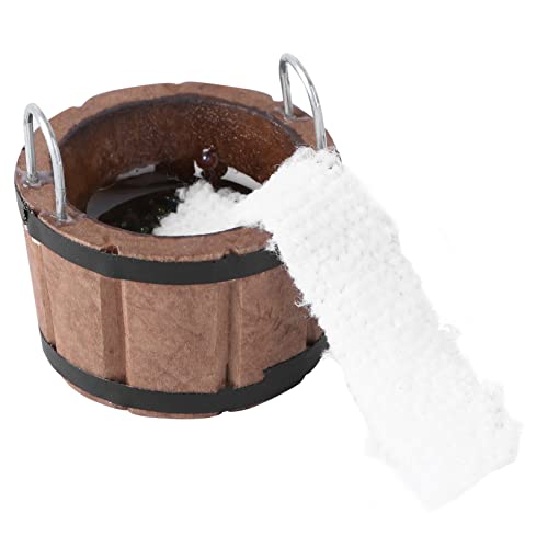 ifundom 1:12 Miniatur Badewanne Landschaft Zubehör Puppenhaus Mini Garten Spielzeug Badewanne Set Hellbraun ifundom 1:12 Miniatur Badewanne Landschaft Zubehör Puppenhaus Mini Garten Spielzeug Badewanne Set Hellbraun von ifundom