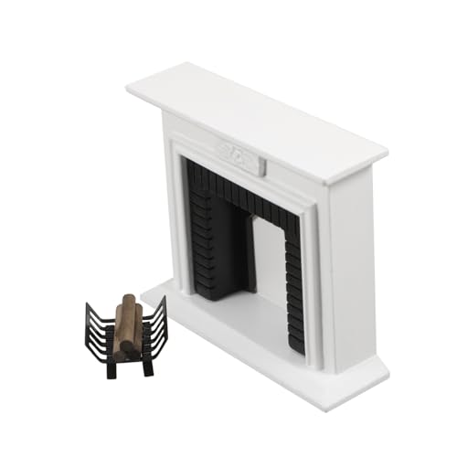 ifundom 1 Satz Möbelmodell Miniatur Menschen Camper bastelmaterial bastel Materialien dollhaus Micro puppenhauszubehör mikrowe realistisches Brennholz Mini-Kamin hölzern von ifundom