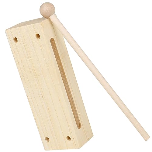 ifundom 1 Satz Musikalisches Holzschlaginstrument für Doppelton Block mit Schlägel Percussion Kreativität und Konzentration Sicheres Material für Musikliebhaber ifundom 1 Satz Musikalisches Holzschlaginstrument für Doppelton Block mit Schlägel Percussion Kreativität und Konzentration Sicheres Material für Musikliebhaber von ifundom