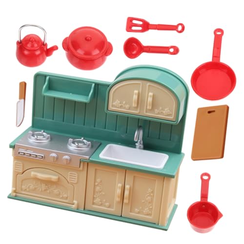 ifundom 1 Satz Pfannenwender-Modell für kinderspielzeug Geschirr trauzeugengeschenke minispielzeug Kid Toys Miniatur-Küchenutensilien Puppenhaus Küchenutensilien Plastik von ifundom