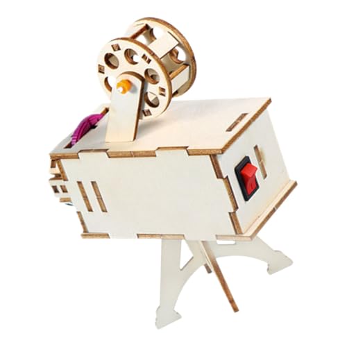 ifundom 1 Satz Projektorspielzeug tragbar Vorschulwerkzeuge basteln für Kinderhandwerk Materialien für einen DIY-Wissenschaftsprojektor Wissenschaftsprojektor-Bausatz Birke Beige von ifundom