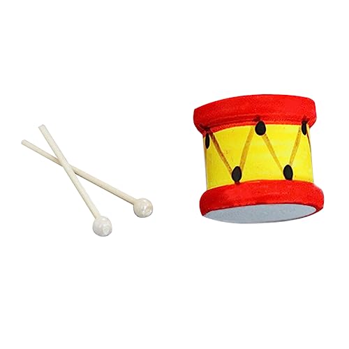 ifundom 1 Satz Puppenhaus Drumsticks deko Dekorationen Toys spielsachen Holz Schlagzeug Mini-Trommel- Minitrommel Mini-Trommelmodell hölzern ifundom 1 Satz Puppenhaus Drumsticks deko Dekorationen Toys spielsachen Holz Schlagzeug Mini-Trommel- Minitrommel Mini-Trommelmodell hölzern von ifundom