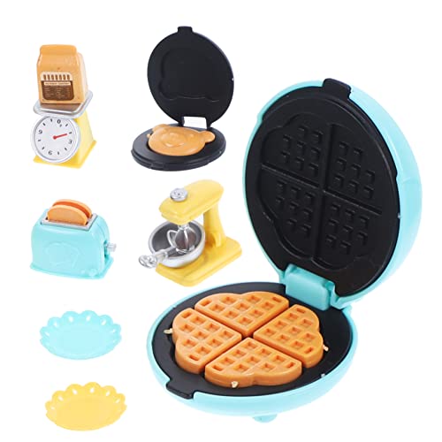 ifundom 1 Set Miniatur Küchengeräte Für Puppenhaus Mini Frühstücks Toaster Und Mixer Zubehör Miniatur Dekoration Für Puppenhaus Kit von ifundom