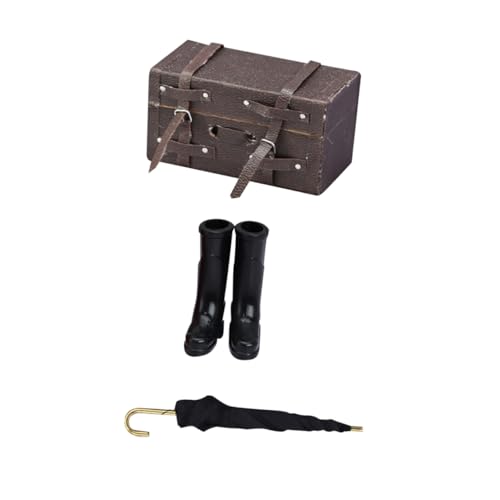 ifundom 1 Set Miniatur Miniatur Möbel Modelle Leder Koffer Boot Und Regenschirm Für Puppenhaus Decor Requisiten ifundom 1 Set Miniatur Miniatur Möbel Modelle Leder Koffer Boot Und Regenschirm Für Puppenhaus Decor Requisiten von ifundom