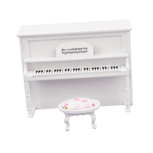 ifundom Mini-Klavier Puppenhaus Musikinstrument Realistische Mini- Für Zuhause von ifundom