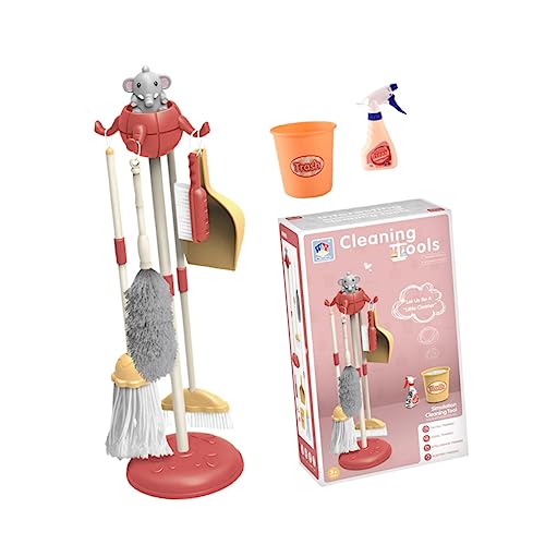 ifundom 1 Set Kinder Reinigungswerkzeuge Spielzeug Rollenspiel Reinigungsgeräte Set Rollenspiel Kehrwerkzeug Kehrschaufel Und Besen Spielzeug Für von ifundom