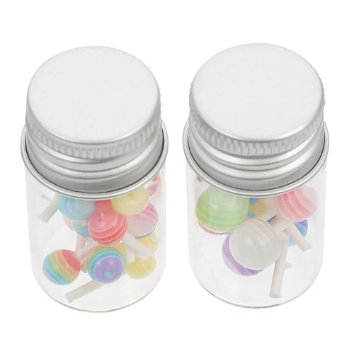 ifundom Puppenhaus Miniatur Küche Lebensmittel Modelle 2 Pack Mini Lollipop Dekore Für Puppe Dekorationen von ifundom