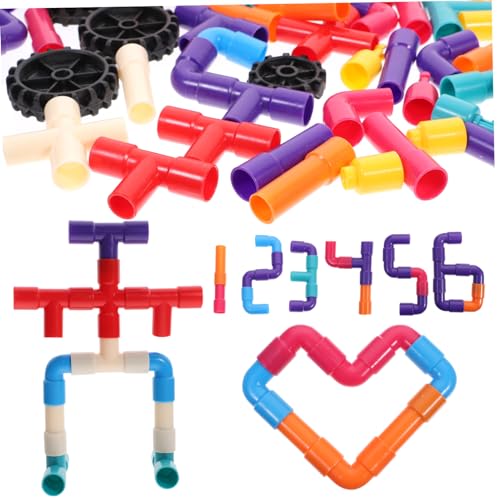 ifundom 1 Satz Rohrbaublockspielzeug Bausteine Bausteinspielzeug Verriegelungsblöcke Bauen Bauspielzeug Baustein Verglüht Spielzeugbaustein Plastik Zufällige Farbe ifundom 1 Satz Rohrbaublockspielzeug Bausteine Bausteinspielzeug Verriegelungsblöcke Bauen Bauspielzeug Baustein Verglüht Spielzeugbaustein Plastik Zufällige Farbe von ifundom
