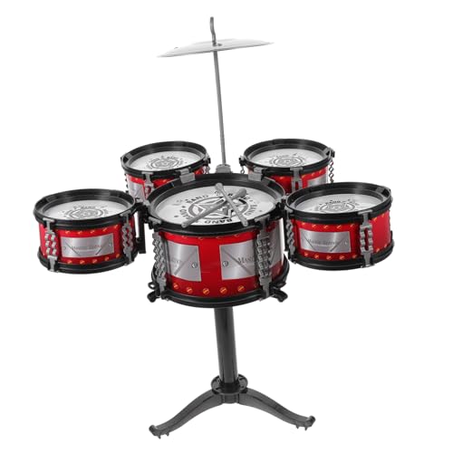 ifundom 1 Satz Satz Musik-Schlagzeug Musikspielzeug Musikalische Trommel Jazz-Schlagzeug-spielset Trommelspielzeug Für Vorschulkinder Jazz-Drum- Abs von ifundom