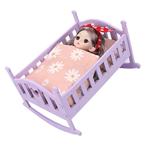 ifundom 1satz Miniatur Puppenbett Set Puppe Für Puppenhaus Dekoration Kinderzimmer Spielzeug Und Rollenspiele Bett Puppe ifundom 1satz Miniatur Puppenbett Set Puppe Für Puppenhaus Dekoration Kinderzimmer Spielzeug Und Rollenspiele Bett Puppe von ifundom