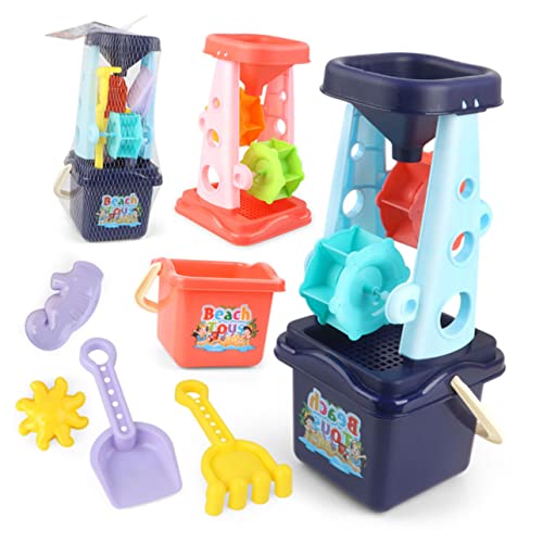 ifundom 1 Satz Schaufel sandspielzeug strandspielzeug Sandspielzeug für draußen sandspielzeug Set Sand sandeimer Set Sandwanne Sanduhr Blue von ifundom