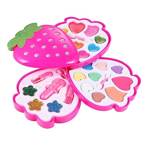 ifundom Erdbeer-Make-up-Set Für Mädchen Kein Spielhaus-Spielzeug Make-up-Set Für Jungen Und Mädchen Zum Rollenspiel ifundom Erdbeer-Make-up-Set Für Mädchen Kein Spielhaus-Spielzeug Make-up-Set Für Jungen Und Mädchen Zum Rollenspiel von ifundom