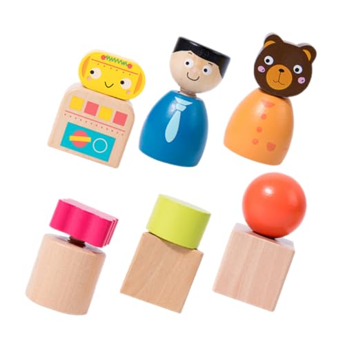 ifundom Pädagogisches Lernspielzeug – Lernspielzeug Für Kinder Holzschrauben – Holzbrett – Interaktives Kinderspielzeug von ifundom