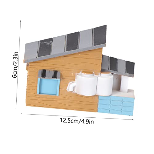 ifundom 1 Satz Simulations-Farm-Set Lernspielzeug Für Hausmodell Spielzeugmodell Für DIY Schmuck Simulationsspielzeug Farmszenenmodell PVC von ifundom