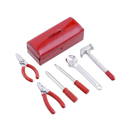 ifundom 1 Satz Simulations-Toolbox Cute Decor mini Tool Miniature Living Room Decoration Miniature Repair Tool Miniature Toys Mini-Hausversorgung dekoratives Kinderspielzeug Legierung rot ifundom 1 Satz Simulations-Toolbox Cute Decor mini Tool Miniature Living Room Decoration Miniature Repair Tool Miniature Toys Mini-Hausversorgung dekoratives Kinderspielzeug Legierung rot von ifundom