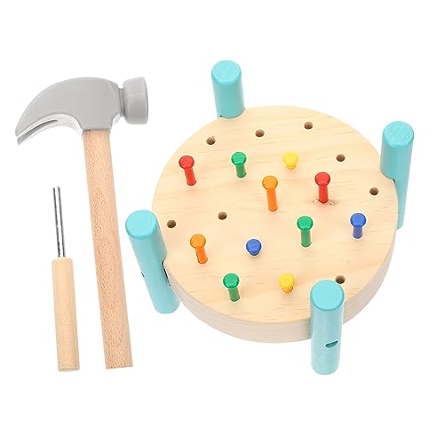 ifundom 1 Satz Simulations-tippspiel Aktivität An Der -werkbank Werkbankaktivität Für Kleinkinder Bildungsspielzeug Nagel Schlaghammer Puzzle- Heringe Nägel Holz ifundom 1 Satz Simulations-tippspiel Aktivität An Der -werkbank Werkbankaktivität Für Kleinkinder Bildungsspielzeug Nagel Schlaghammer Puzzle- Heringe Nägel Holz von ifundom