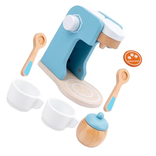 ifundom 1 Satz Simulierter Toaster Mini Espressomaschine Espressomaschinen Kinderspielzeug Espressomaschine Spielzeughaus Espressomaschine Mini Kaffeemaschine Aus Holz von ifundom