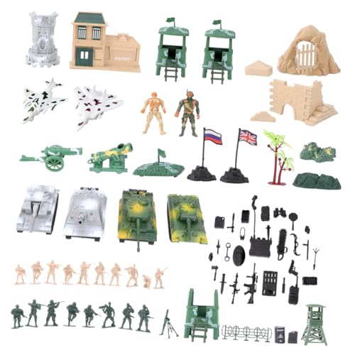 ifundom 1 Satz Soldaten Modell Anzug kinderspielzeug sammlerstücke Set Toy Set Schlacht Zahlen Soldat selber Machen Soldatenmodell Plastik von ifundom