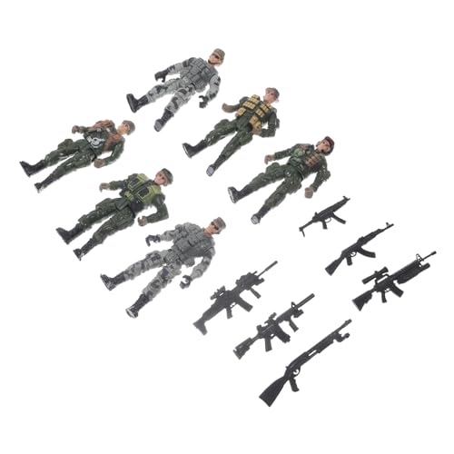 ifundom 1 Satz Soldatenmodell Soldatenformen Miniaturmenschen Soldatenfiguren Mini-People-Modelle Sandtisch-Soldaten-Modelle Personenfigur Layout-Figuren Plastik ifundom 1 Satz Soldatenmodell Soldatenformen Miniaturmenschen Soldatenfiguren Mini-People-Modelle Sandtisch-Soldaten-Modelle Personenfigur Layout-Figuren Plastik von ifundom