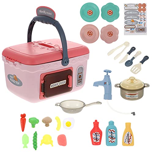 ifundom 1 Satz Spielhaus geschirrset kinderküche Küchenset für Kinderküche Set küche zubehöre vorgeben Essen Koffer Küchenspielzeug Grillkochkoffer Plastik Rosa ifundom 1 Satz Spielhaus geschirrset kinderküche Küchenset für Kinderküche Set küche zubehöre vorgeben Essen Koffer Küchenspielzeug Grillkochkoffer Plastik Rosa von ifundom