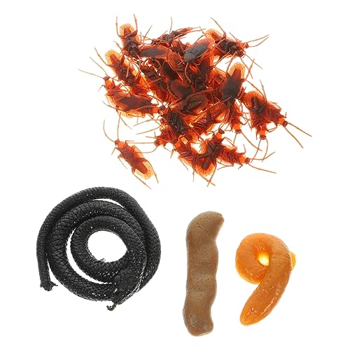 ifundom 1 Satz Spielzeugtiere gruselig gefälschte Spinnen Schlange Kakerlaken Halloween Halloween Toys Halloween Decoration Halloween-Verzierung gefälschte Streich Plastik von ifundom