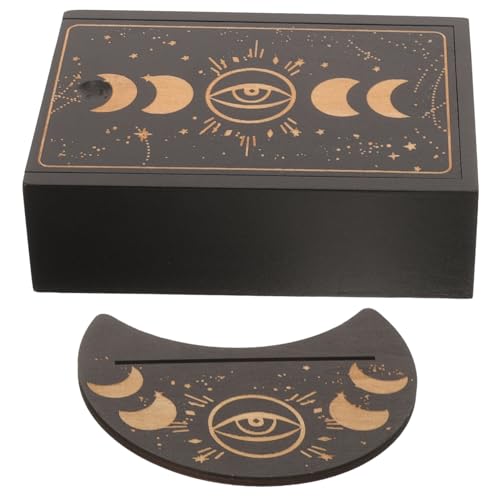 ifundom 1 Satz Tarot-Karten-Box Orakel Tarotkartenetui Tarot-Fall Deck Zubehör Kartenhalter Weissagungswerkzeuge Schwarz Hölzern ifundom 1 Satz Tarot-Karten-Box Orakel Tarotkartenetui Tarot-Fall Deck Zubehör Kartenhalter Weissagungswerkzeuge Schwarz Hölzern von ifundom