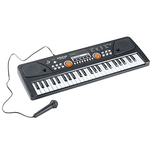 ifundom 1 Satz Tastatur Mit 49 Tasten Musik Instrumente Klaviatur Elektronisch Schlüssel Klavierspielzeug Lernen Klavier Für Kleinkind Klavierspielzeug Für Plastik Black ifundom 1 Satz Tastatur Mit 49 Tasten Musik Instrumente Klaviatur Elektronisch Schlüssel Klavierspielzeug Lernen Klavier Für Kleinkind Klavierspielzeug Für Plastik Black von ifundom